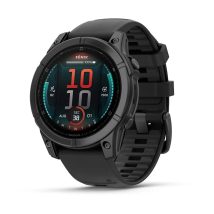 Zegarek sportowy Garmin Fenix E Stainless Steel AMOLED 47mm Czarny