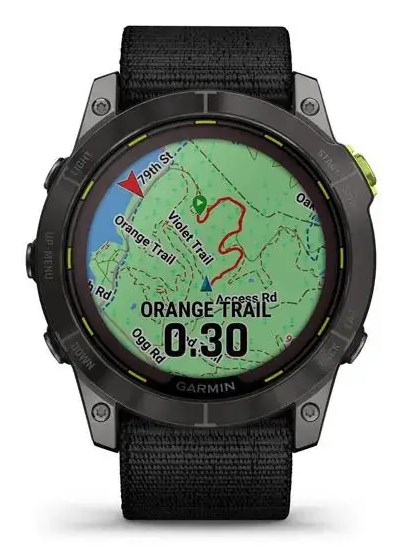 Zegarek sportowy Garmin Enduro 2 Solar 35mm Black Carbon Gray DLC Ti Ultrafit Band Szary - obrazek 3