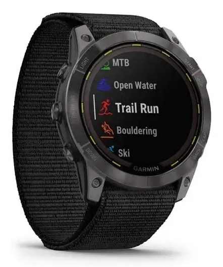 Zegarek sportowy Garmin Enduro 2 Solar 35mm Black Carbon Gray DLC Ti Ultrafit Band Szary - obrazek 4