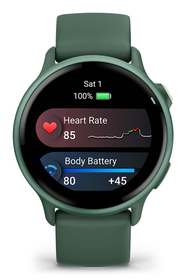 Zegarek Garmin Vivoactive 6 42mm Jasper Green - obrazek 4