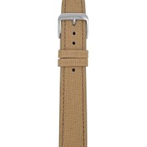 Pasek skórzany z recyklingu jasnobrązowy, szer. 20 mm