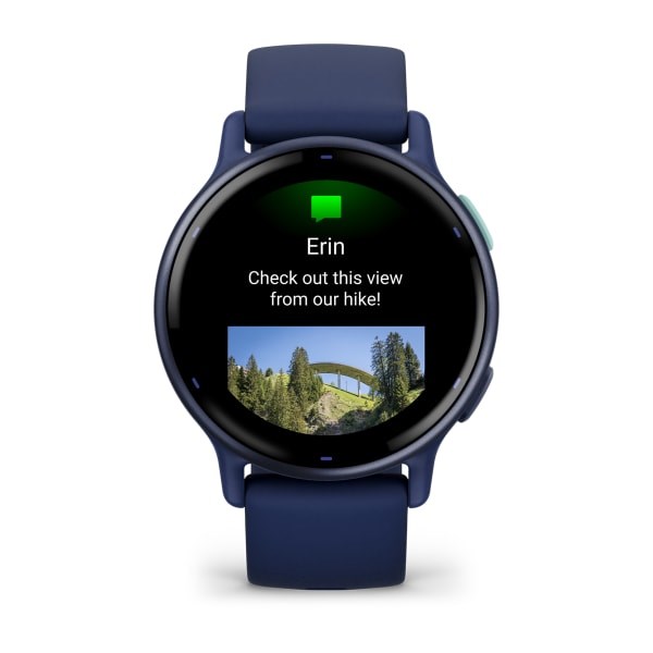 Zegarek sportowy Garmin Vivoactive 5 AMOLED 42mm Niebieski - obrazek 3