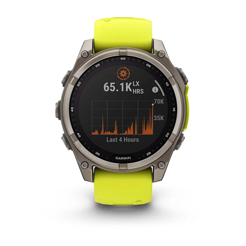Zegarek sportowy Garmin Fenix 8 Solar Sapphire AMOLED 47mm Tytanowy - obrazek 3
