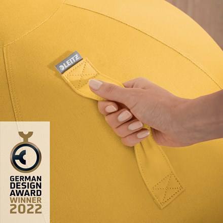 LEITZ Piłka do siedzenia Ergo Cosy, żółta - obrazek 4