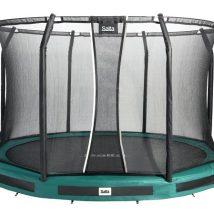 Trampolina Premium Ground Combo 251cm Zielona