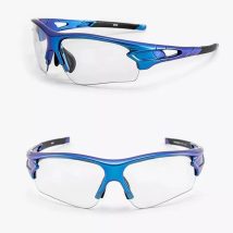 Okulary rowerowe Rockbros 10069 fotochromowe UV400 – niebieskie
