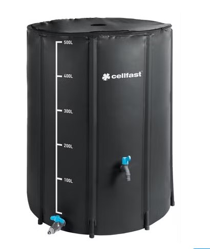 Cellfast Składany zbiornik na wodę deszczową 500L