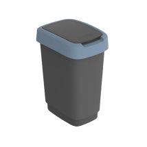 Rotho kosz na śmieci obrotowy TWIST niebieski 50L