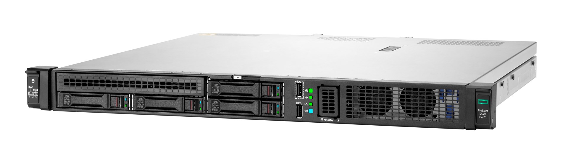 HPE ProLiant DL20 Gen11 E-2434 3.4GHz 4c 1P 32GB-U 2LFF 2x2TB HDD 290W PS EU Server P78179-425 - obrazek 4