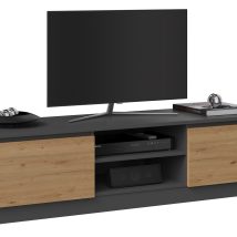 Szafka RTV 140x40xH36 antracyt/artisan