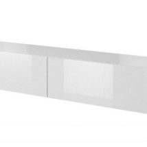 Szafka RTV SLIDE 200 cała w białym połysku