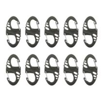 Zestaw karabińczyków Mil-Tec S-Hook – Zielony