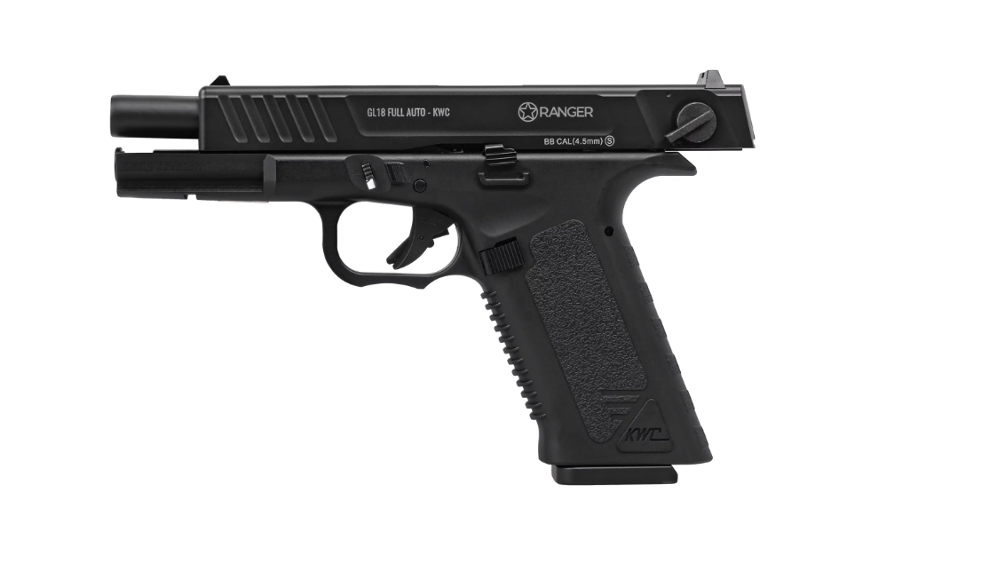 Pistolet wiatrówka RANGER GL18 FULL AUTO BLOWBACK k.4,5BBs 18-strzał. KWC - obrazek 4