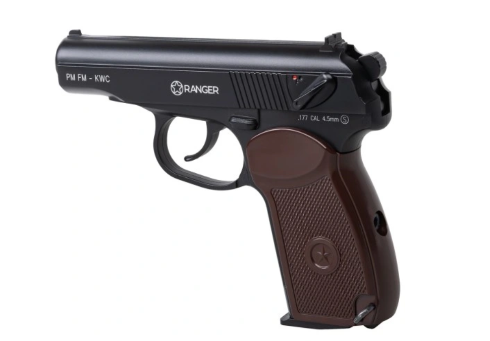 Wiatrówka pistolet RANGER PM FM KWC kal. 4,5 BBs 18 strz. FULL METAL CO2 (AAKCMD441AZB) - obrazek 3