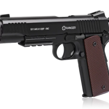 Pistolet wiatrówka RANGER 1911 M45A1 CQBP k.4,5BBs 21-strz. METAL SLIDE KWC