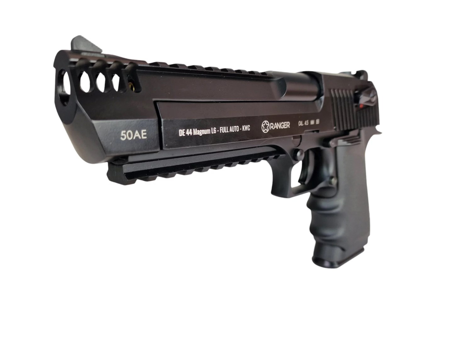 Pistolet wiatrówka RANGER DE 44 Magnum L6 FULL AUTO KWC kal. 4,5 BBs BLOW BACK 15 strz. METAL Slide CO2