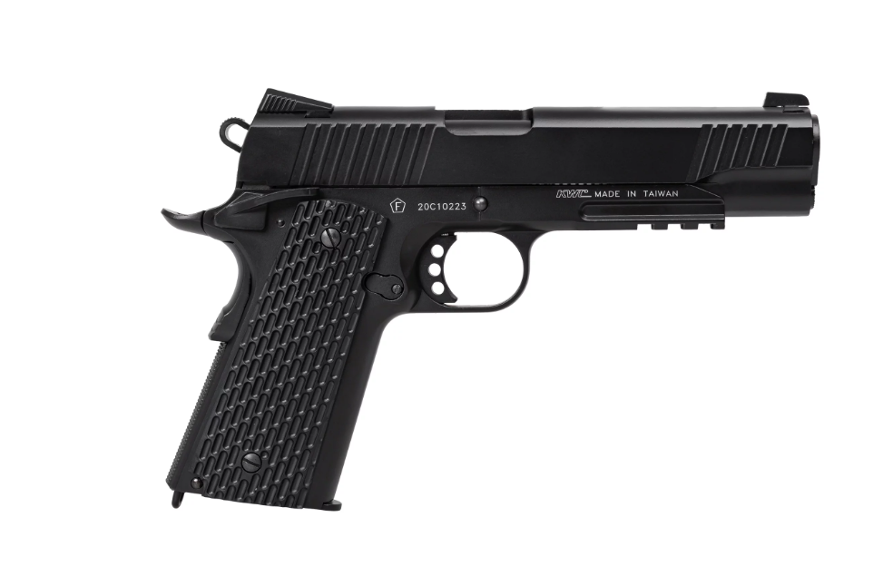 Wiatrówka pistolet RANGER 1911 Tactical KWC kal. 4,5 BBs BLOW BACK 17 strz. FULL METAL CO2 (AAKCMB770AZB) - obrazek 3
