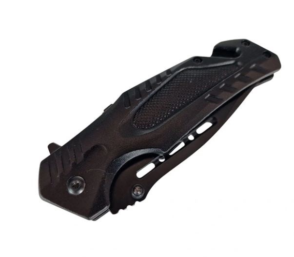 Nóż ratowniczy AZYMUT Rescue +przecinak pasów +zbijak szyb +pokrowiec - obrazek 3