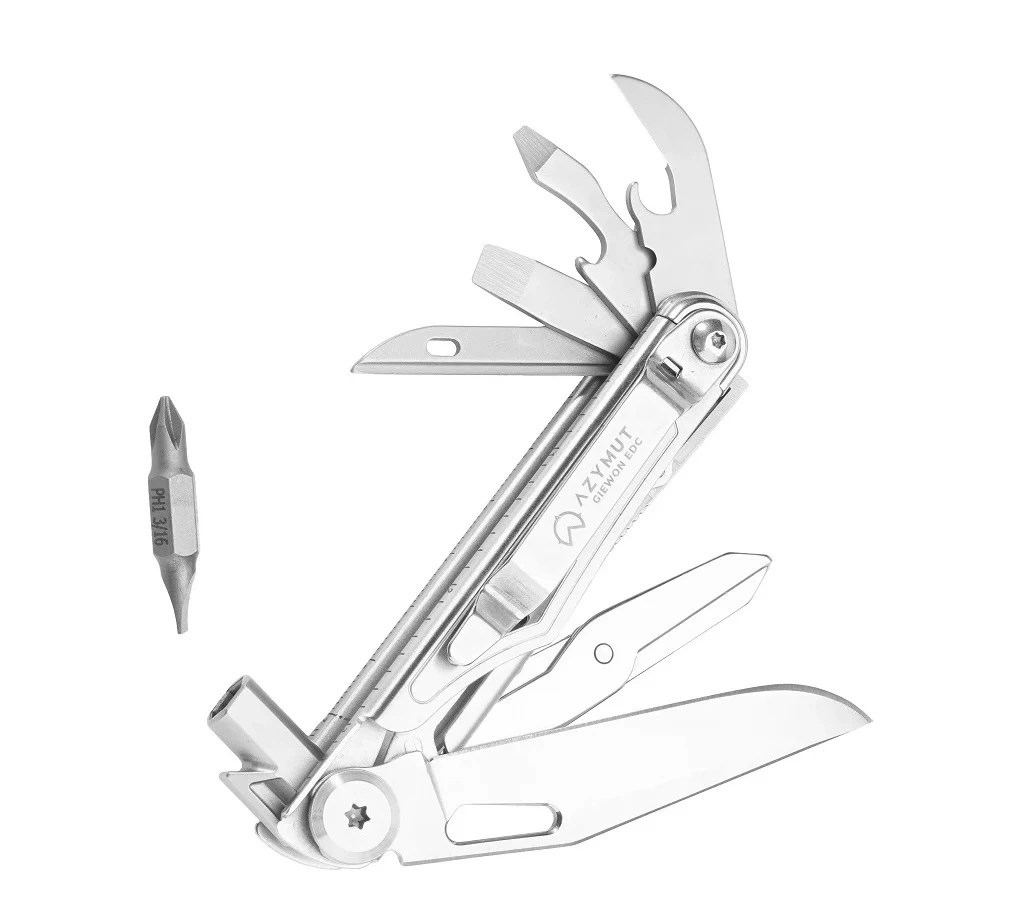 Multitool AZYMUT Giewon EDC - 8 narzędzi + kabura - obrazek 4