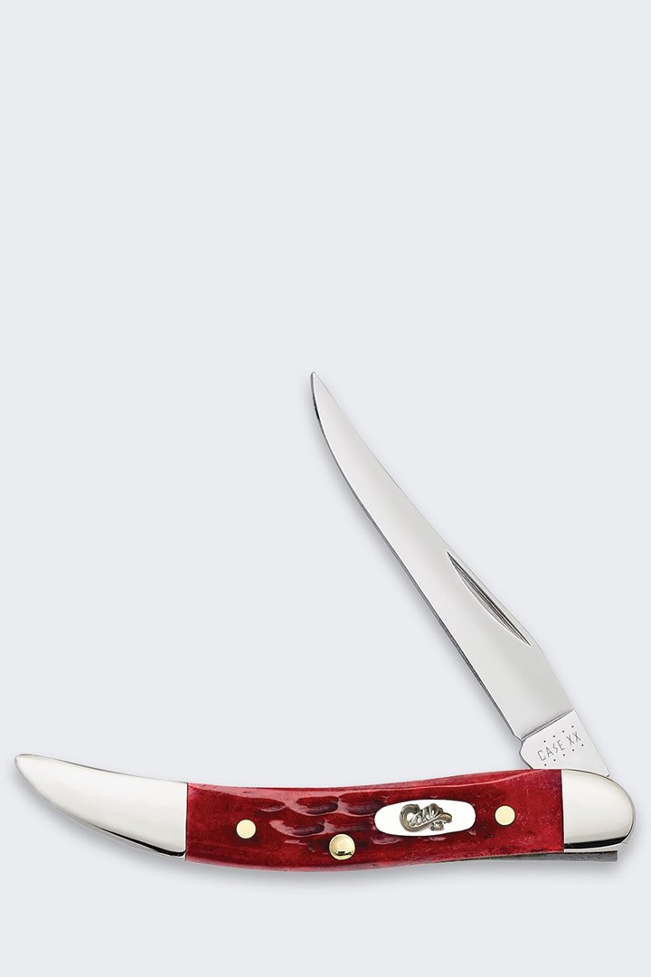 Nóż składany Case Pocket Worn Small Texas Red