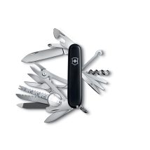 Victorinox Swiss Champ – Jeden – Narzędzie wielofunkcyjne – Clip Point – Stal nierdzewna – ABS Syntetyk – – Stal nierdzewna (1.6795.3)