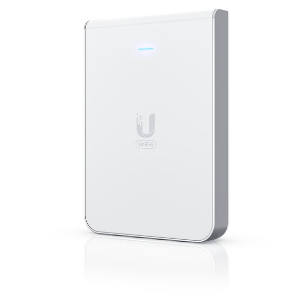 Access Point Wi-Fi 6 Ubiquiti UniFi U6 In-Wall 2.4GHz(2x2)/5GHz(4x4)/6GHz(–) PoE+/PoE 4x1G 1x2,5G - obrazek 3