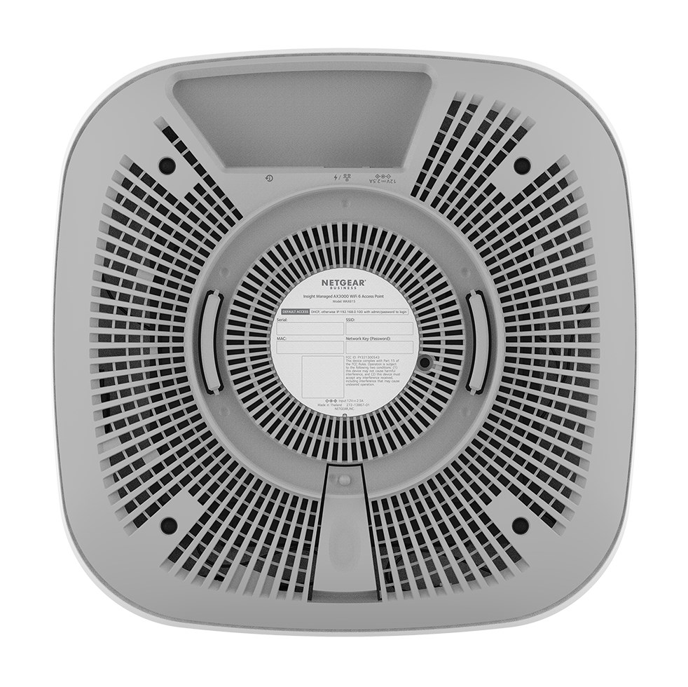 Access Point Wi-Fi 6 Netgear WAX618 2,4GHz(2x2)/5GHz(2x2) PoE+/PoE 1x2,5G - obrazek 3