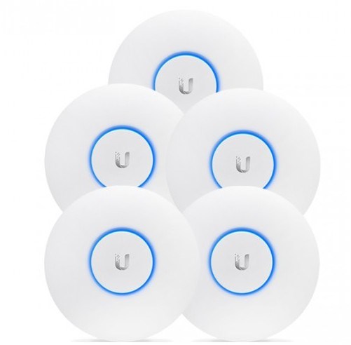 Access Point Wi-Fi 5 Ubiquiti UniFi AC LR 2.4GHz(3x3)/5GHz(2x2) PoE/Passive24V 1x1G 5pak