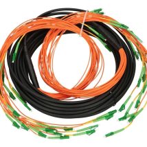 Extralink MP1 kabel InfiniBand / światłowodowy 25 m LC APC LC/APC Czarny, Zielony, Pomarańczowy