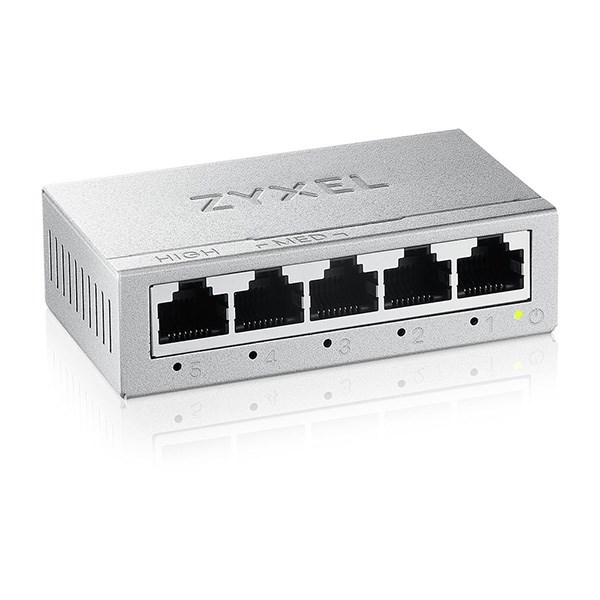 Switch Zyxel GS-105B v5 5p Unmanaged Gigabit - obrazek 3