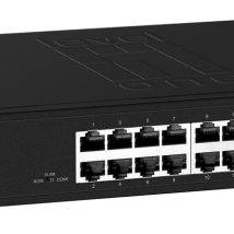 LevelOne Switch 24x GE GEU-2431 19″ Rack Mount Kit Nie zarządzany Gigabit Ethernet (10/100/1000) 1U Czarny