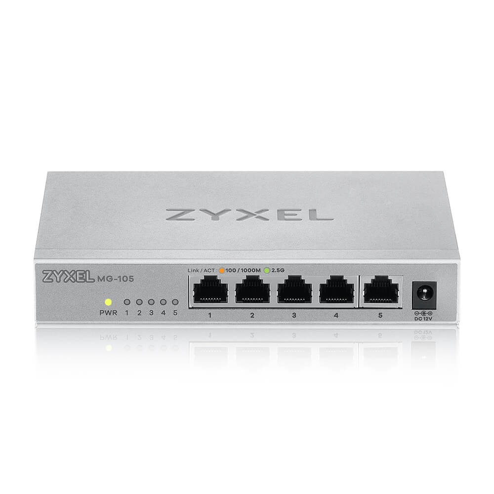 Switch Zyxel MG-105 5p Unmanaged Multigigabit - obrazek 3
