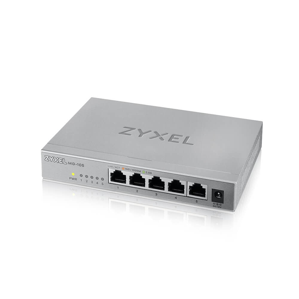 Switch Zyxel MG-105 5p Unmanaged Multigigabit - obrazek 4