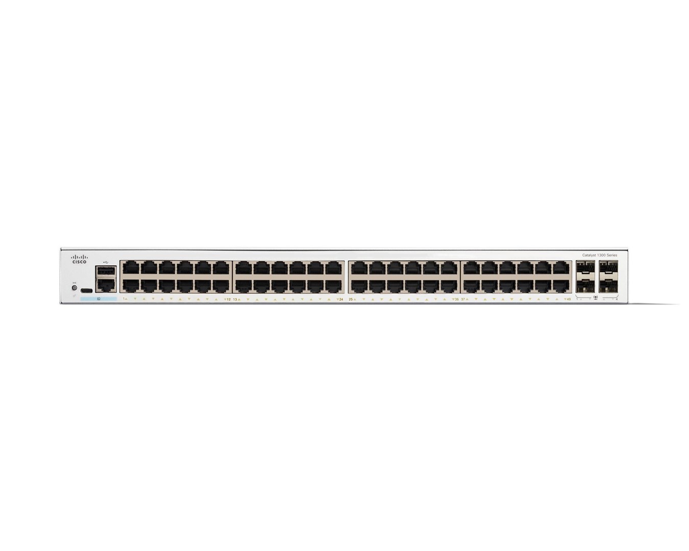 Cisco C1300-48T-4G łącza sieciowe Zarządzany L2/L3 Gigabit Ethernet (10/100/1000) Biały - obrazek 3