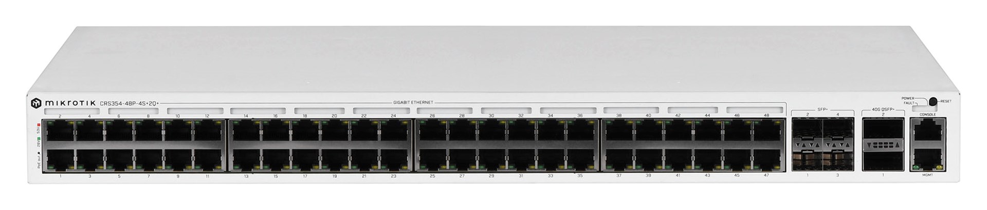 Switch Mikrotik CRS354-48P-4S+2Q+RM 53p PoE (PoE+: 48;) 700W Managed Fast/Gigabit/10G - obrazek 3