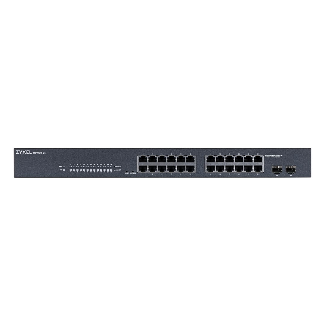 Switch Zyxel GS1900-24 26p Managed Gigabit - obrazek 3