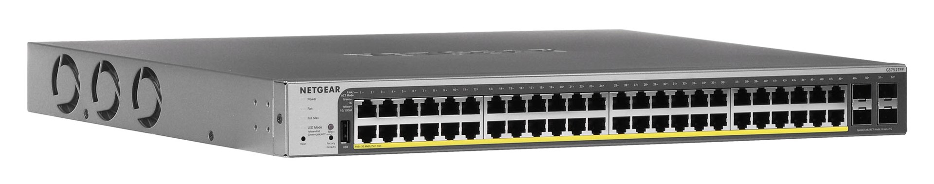 Switch Netgear GS752TPP-300EUS 52p PoE 760W (PoE+: 48p) Managed Gigabit - obrazek 4