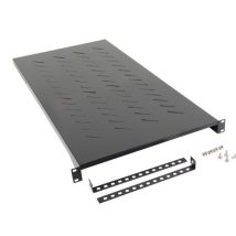 PÓŁKA DO SZAF 19″ 1200MM CZARNA LANBERG (1U/483X910MM UDŹWIG DO 25KG, MONTAŻ 4 PUNKTOWY)