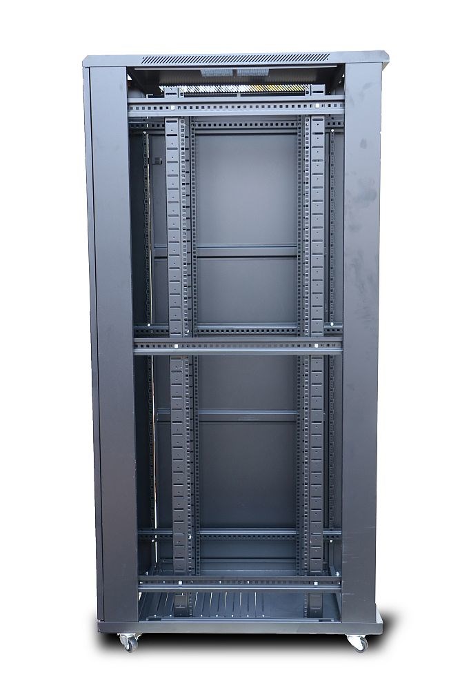 Extralink Szafa rack 42U 800x800 Czarna stojąca - obrazek 3