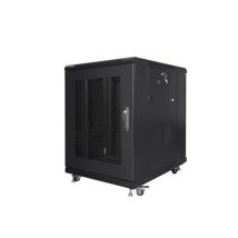 LANBERG SZAFA STOJĄCA RACK 19″ 15U 600X800 DRZWI PERFOROWANE CZARNA (FLAT PACK) FF01-6815-23B