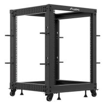 OPEN RACK 19″ 15U 600X600-1100 REGULOWANY CZARNY LANBERG