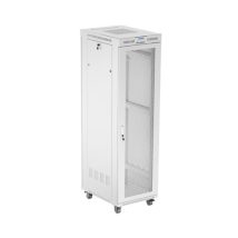 SZAFA INSTALACYJNA RACK STOJĄCA 19″ 42U 600X800 SZARA DRZWI PERFOROWANE LCD LANBERG (FLAT PACK)