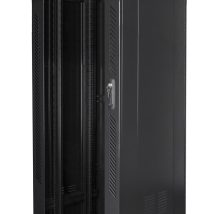 Lanberg FF01-6837-12B stojak 37U Stojak wolnostojący Czarny