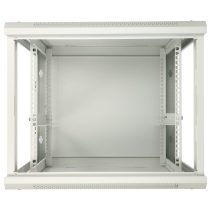 Extralink Szafa rack 12U 600×600 ASP Szara montowana na ścianie, drzwi blaszane pełne