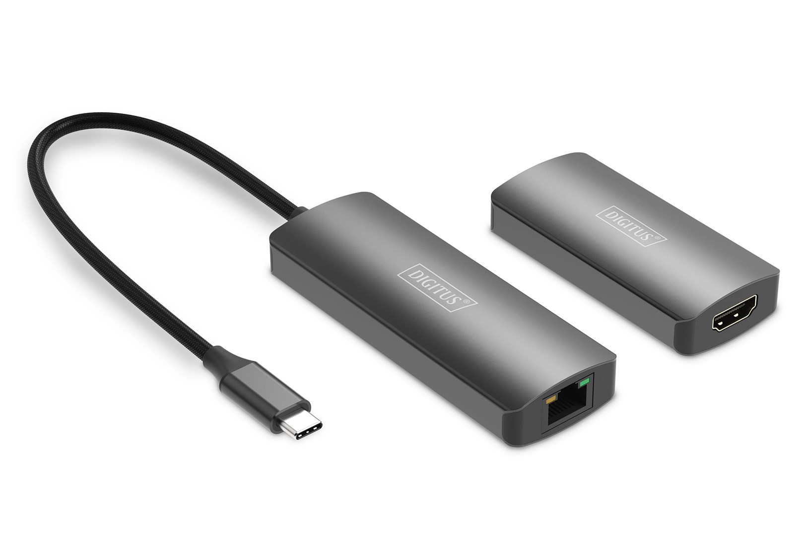 Digitus Extender wideo 4K (USB-C – HDMI), 30 m