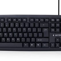 Klawiatura GEMBIRD KB-U-103 (USB 2.0; (US); kolor czarny)
