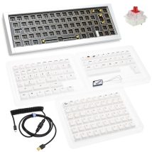 Ducky Outlaw 65 klawiatura Uniwersalne USB Srebrny