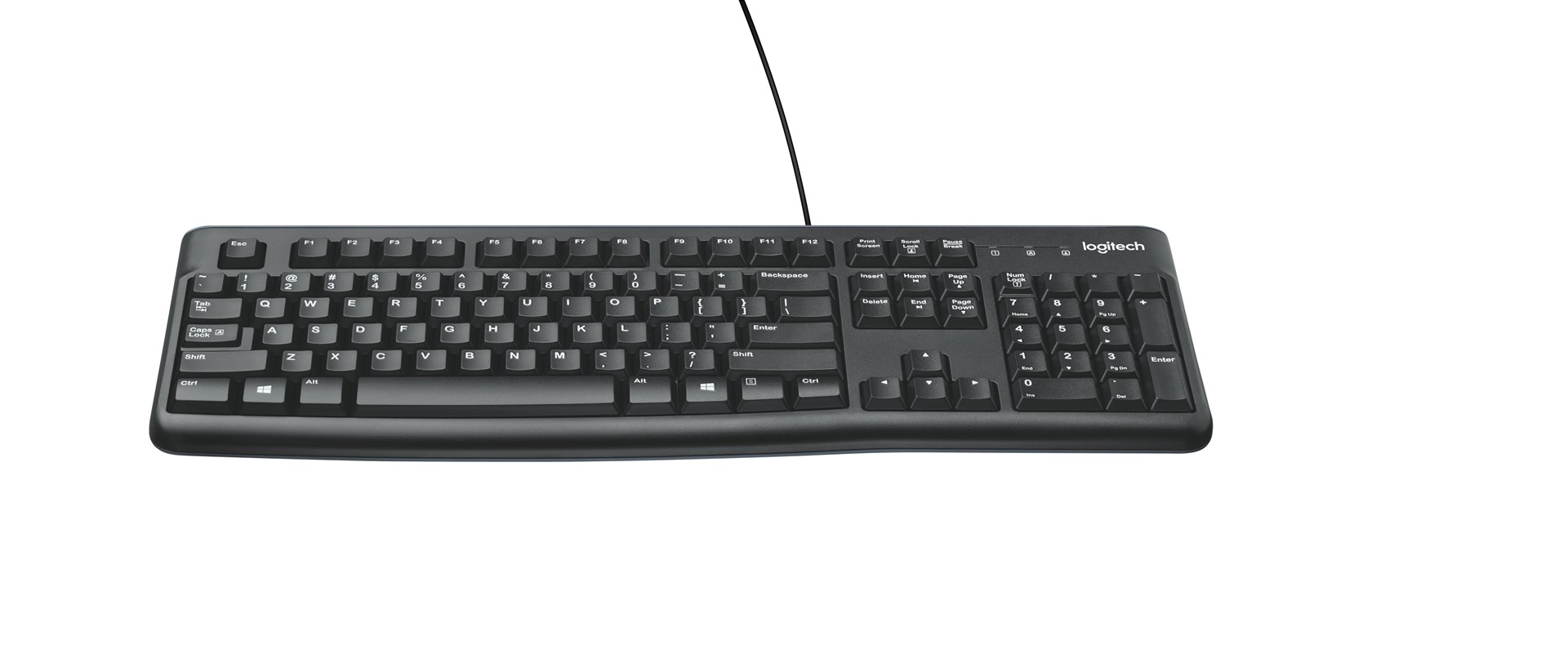Klawiatura membranowa Logitech K120 920-002479 (USB 2.0; (US); kolor czarny) - obrazek 3