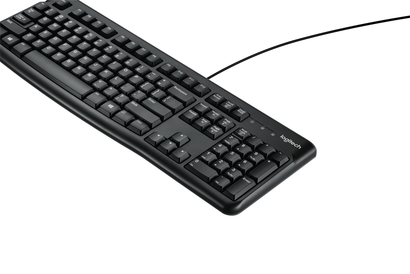 Klawiatura membranowa Logitech K120 920-002479 (USB 2.0; (US); kolor czarny) - obrazek 4