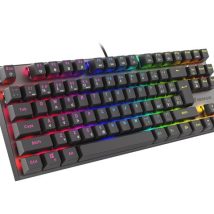 KLAWIATURA DLA GRACZY GENESIS THOR 303 TKL CZ/SK PODŚWIETLENIE RGB MECHANICZNA RED CZARNA HOT SWAP